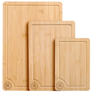 Wooden Cutting Board Set (3-Piece)